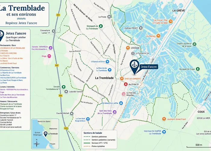Jetez L'Ancre - Tout A Pied, Port A 100 M, Clim, Terrasse, Parking